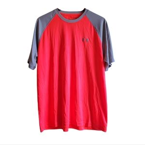 Under Armour Orange Shirt Loose Fit XL